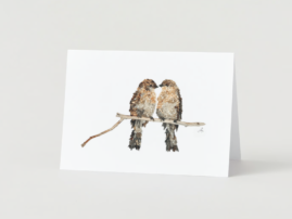 Card | Tweetie & Sweetie on a branch